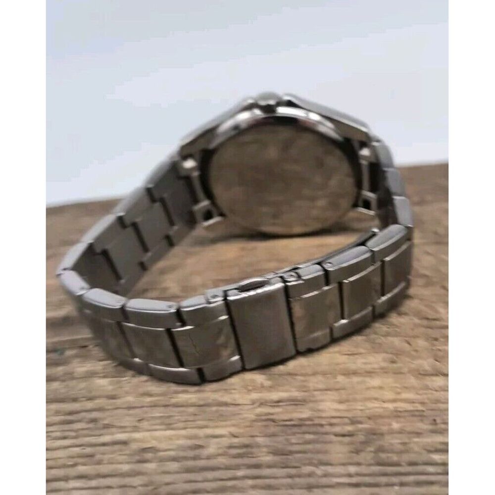 Men's Stainless Steel Kenneth Cole 42mm Watch With Black Dial - New Battery - Picture 3 of 11